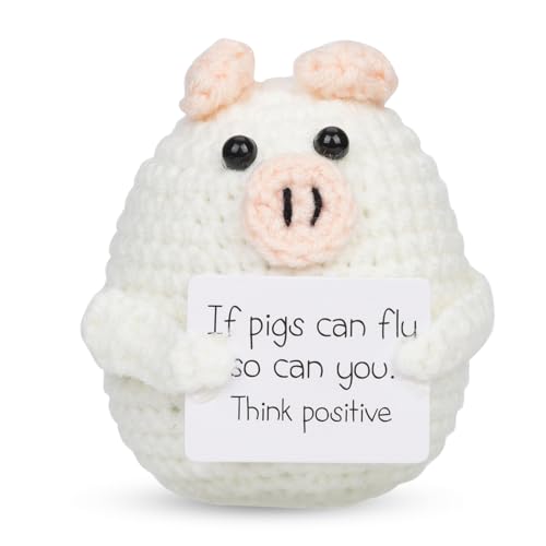 XIHIRCD Positives Schwein, Gestricktes Schwein Gehäkeltes Schweinchen Kleine Süße Gestrickte Schweinepuppe Handgefertigt Strickende Auto Armaturenbrett Verzierung Geschenk für Home Office Dekoration XIHIRCD Positives Schwein, Gestricktes Schwein Gehäkeltes Schweinchen Kleine Süße Gestrickte Schweinepuppe Handgefertigt Strickende Auto Armaturenbrett Verzierung Geschenk für Home Office Dekoration von XIHIRCD