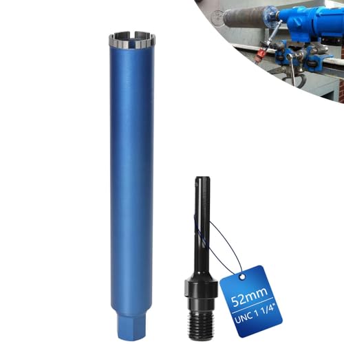 Diamantbohrkrone Dosensenker für Kernbohrgeräte inkl. 10 mm Turbo, L 460mm | Ø152 mm | SDS-MAX Adapter | 1 ¼ Zoll UNC | Nass Trocken Bohrkrone Kernbohrer Lasergeschweißte zum Beton Granit Mauerwerk Diamantbohrkrone Dosensenker für Kernbohrgeräte inkl. 10 mm Turbo, L 460mm | Ø152 mm | SDS-MAX Adapter | 1 ¼ Zoll UNC | Nass Trocken Bohrkrone Kernbohrer Lasergeschweißte zum Beton Granit Mauerwerk von XIIW