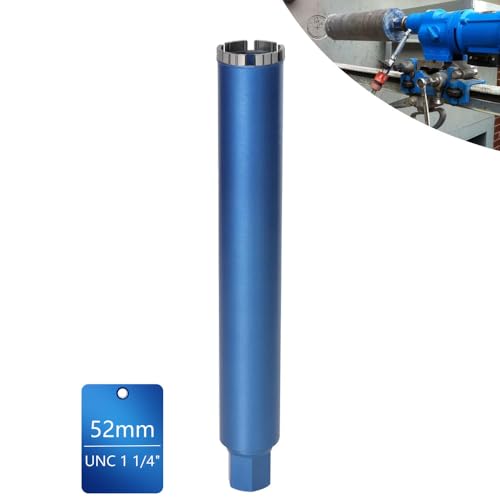 Diamantbohrkrone Dosensenker für Kernbohrgeräte inkl. 10 mm Turbo, L 460mm | Ø52 mm | 1 ¼ Zoll UNC | Nass Trocken Bohrkrone Kernbohrer Lasergeschweißte zum Beton Granit Mauerwerk Diamantbohrkrone Dosensenker für Kernbohrgeräte inkl. 10 mm Turbo, L 460mm | Ø52 mm | 1 ¼ Zoll UNC | Nass Trocken Bohrkrone Kernbohrer Lasergeschweißte zum Beton Granit Mauerwerk von XIIW
