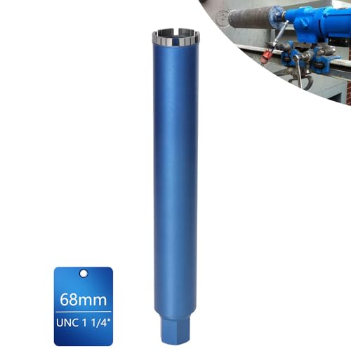 Diamantbohrkrone Dosensenker für Kernbohrgeräte inkl. 10 mm Turbo, L 460mm | Ø68 mm | 1 ¼ Zoll UNC | Nass Trocken Bohrkrone Kernbohrer Lasergeschweißte zum Beton Granit Mauerwerk Diamantbohrkrone Dosensenker für Kernbohrgeräte inkl. 10 mm Turbo, L 460mm | Ø68 mm | 1 ¼ Zoll UNC | Nass Trocken Bohrkrone Kernbohrer Lasergeschweißte zum Beton Granit Mauerwerk von XIIW