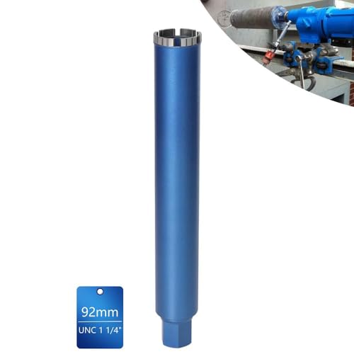 Diamantbohrkrone Dosensenker für Kernbohrgeräte inkl. 10 mm Turbo, L 460mm | Ø92 mm | 1 ¼ Zoll UNC | Nass Trocken Bohrkrone Kernbohrer Lasergeschweißte zum Beton Granit Mauerwerk Diamantbohrkrone Dosensenker für Kernbohrgeräte inkl. 10 mm Turbo, L 460mm | Ø92 mm | 1 ¼ Zoll UNC | Nass Trocken Bohrkrone Kernbohrer Lasergeschweißte zum Beton Granit Mauerwerk von XIIW