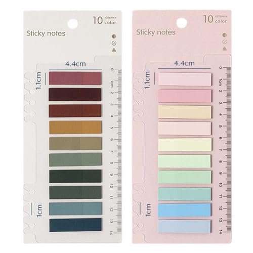 XIKSJW 400 Stücke Haftstreifen Plastik Klebezettel Klein Sticky Tabs Pagemarker Klebemarker Haftmarker Plastik Haftnotizen Klebezettel Einmerker Kleine 400 Stück 20 Farben XIKSJW 400 Stücke Haftstreifen Plastik Klebezettel Klein Sticky Tabs Pagemarker Klebemarker Haftmarker Plastik Haftnotizen Klebezettel Einmerker Kleine 400 Stück 20 Farben von XIKSJW