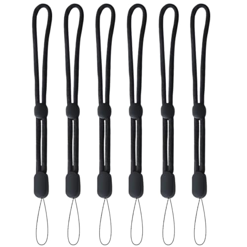 XIKSJW Handschlaufe 6-Teilig Verstellbar Nylon-Handschlaufe Schwarz, Handschlaufe Für Telefon Kamera Schlüssel USB-Stick Brieftasche Id-Namensschild Mp3 Mp4 XIKSJW Handschlaufe 6-Teilig Verstellbar Nylon-Handschlaufe Schwarz, Handschlaufe Für Telefon Kamera Schlüssel USB-Stick Brieftasche Id-Namensschild Mp3 Mp4 von XIKSJW