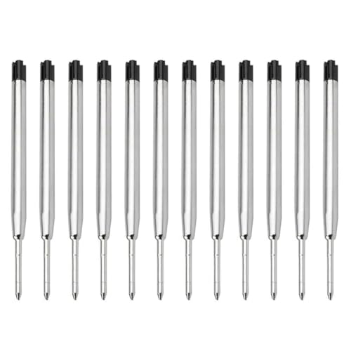 XIKSJW Internationale Standard Großraummine12 Kugelschreiberminen Format Austauschbare Kugelschreiber MinenKugelschreiber Dicke MineMetall Kuliminen Schwarz Kugelschreibermine XIKSJW Internationale Standard Großraummine12 Kugelschreiberminen Format Austauschbare Kugelschreiber MinenKugelschreiber Dicke MineMetall Kuliminen Schwarz Kugelschreibermine von XIKSJW