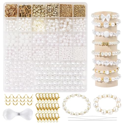 XIMKONTER 2050pcs Perlen für Armbänder, Kinder Perlen Zum Auffädeln, Perlenset für Armbänder, Perlen für Armbänder Kinder für DIY Schmuck Halskette Ohrringe Kette für Kinder Erwachsene XIMKONTER 2050pcs Perlen für Armbänder, Kinder Perlen Zum Auffädeln, Perlenset für Armbänder, Perlen für Armbänder Kinder für DIY Schmuck Halskette Ohrringe Kette für Kinder Erwachsene von XIMKONTER