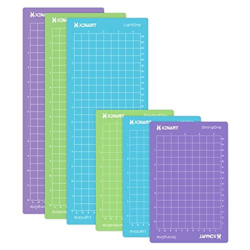 XINART Schneidematte für Cricut Joy 4,5 x 12 (30,5 cm x 11,4 cm) 4,5 x 6,5 (16,5 cm x 11,4 cm) Variety Grip Ersatz Kartenmatte Kompatibel mit Zubehör für Cricut Joy Plotter von XINART