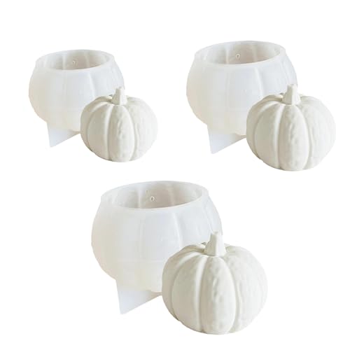 XINBAIJI Halloween Silikonform Kürbis Kerzenhalter, 3D Kürbis Silikon Kerzenform DIY Kerzengießform, Silikonformen Gießformen Herbst Für Halloween Thanksgiving Geschenk Herbstdeko (Stil C 3 Stück) XINBAIJI Halloween Silikonform Kürbis Kerzenhalter, 3D Kürbis Silikon Kerzenform DIY Kerzengießform, Silikonformen Gießformen Herbst Für Halloween Thanksgiving Geschenk Herbstdeko (Stil C 3 Stück) von XINBAIJI
