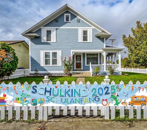 XINDY Schulkind 2025 Deko, Deko Einschulung Junge, Lange Größe Stoff Blau Dinosaurier Schulanfang Junge Deko Schulkind Banner Girlande Schulanfang Banner für Einschulung Deko Schuleinführung Deko XINDY Schulkind 2025 Deko, Deko Einschulung Junge, Lange Größe Stoff Blau Dinosaurier Schulanfang Junge Deko Schulkind Banner Girlande Schulanfang Banner für Einschulung Deko Schuleinführung Deko von XINDY
