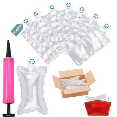 200 Stück Luftpolsterkissen Füllmaterial 100 x 150 mm Luftkissen Füllmaterial Lufttaschen Verpackungsmaterial Luftpolster für Transportverpackungen 200 Stück Luftpolsterkissen Füllmaterial 100 x 150 mm Luftkissen Füllmaterial Lufttaschen Verpackungsmaterial Luftpolster für Transportverpackungen von XINFAQAQ