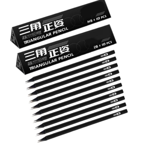 20 PCs 2b Dreieckige Holzstifte Für Schulprüfungen Kunstskizzier Und Klassenzimmerzubehör Zeichnung Schreiben Von Klassenzimmer Belohnung Schulmaterial 20 PCs 2b Dreieckige Holzstifte Für Schulprüfungen Kunstskizzier Und Klassenzimmerzubehör Zeichnung Schreiben Von Klassenzimmer Belohnung Schulmaterial von XINGLIDA