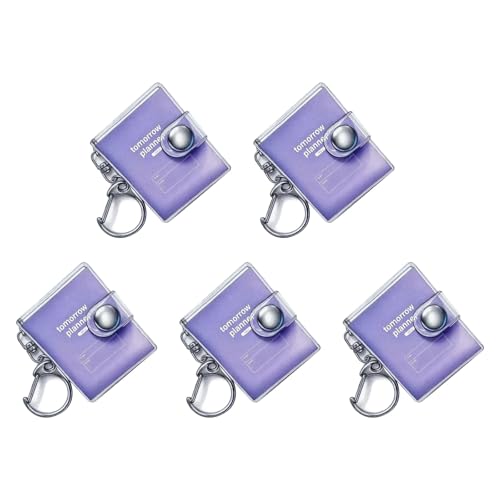 5pieces Winziges PVC Notizbuch Schlüsselbund Kleine Memobook Nachfüllungsjournal Miniatur Notizbücher Für Keyring Rucksäcke Charm Metal Keyring Notebook 5pieces Winziges PVC Notizbuch Schlüsselbund Kleine Memobook Nachfüllungsjournal Miniatur Notizbücher Für Keyring Rucksäcke Charm Metal Keyring Notebook von XINGLIDA