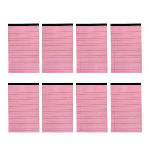8 PCs Ein 4 Notizblock Memos Blatt Tränenstecker Gefüttertes Taschennotizbuch Zum Hinweis Für Erinnerungsnotizpolster PAPE PAPE RNEINABLICHE Legalpolster Kleines Schreiben Kleines Schreiben von XINGLIDA