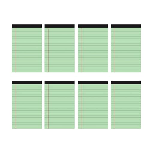 8 PCs Ein 4 Notizblock Memos Blatt Tränenstecker Gefüttertes Taschennotizbuch Zum Hinweis Für Erinnerungsnotizpolster PAPE PAPE RNEINABLICHE Legalpolster Kleines Schreiben Kleines Schreiben von XINGLIDA