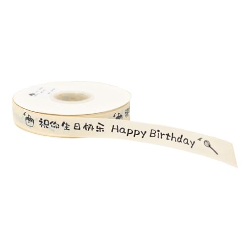 Alles Zum Geburtstag Ribbon Blumenband Dekorative Band Für Geburtstagsgeschenkverpackung Handwerk Dekoration Alles Zum Geburtstag Ribbon Blumenband Dekorative Band Für Geburtstagsgeschenkverpackung Handwerk Dekoration von XINGLIDA