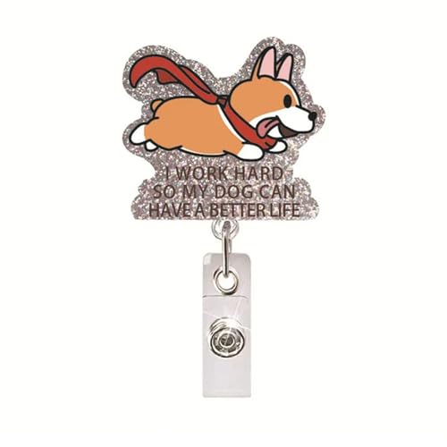 Cartoon Pailletten Abzeichenhalter Retraktierbares Acryl Mit Metallclip Für Krankenschwester Doctor Student Teacher Cartoon Pailletten Abzeichenhalter Retraktierbares Acryl Mit Metallclip Für Krankenschwester Doctor Student Teacher von XINGLIDA