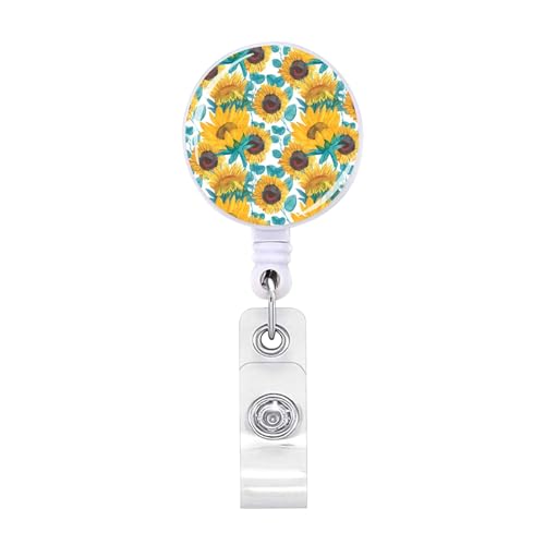 Einziehbarer Abzeichenhalter Für Krankenschwester Doctor Student Lehrer Rotierender Blumendruck Mit Metallclip Für Büro Bauchmuskeln Mit Metallhaken Einziehbarer Abzeichenhalter Für Krankenschwester Doctor Student Lehrer Rotierender Blumendruck Mit Metallclip Für Büro Bauchmuskeln Mit Metallhaken von XINGLIDA