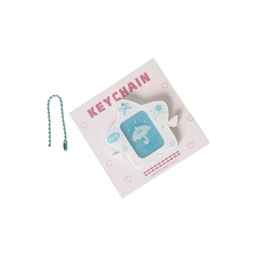 Glitzer Sternkartenkoffer Mit Ketten Wasserfestem Acrylfoto Beschützer Für Student Der Schüler Schlüsselbeutel Charme Winged Case von XINGLIDA