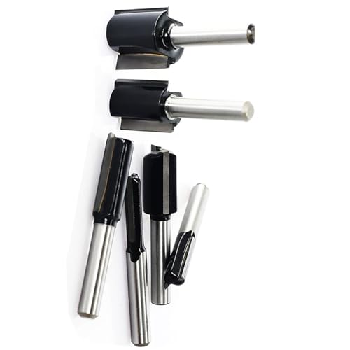 Holzbearbeitung Router Bit Set 6 Stück Legierung Mahlen Cutter Mehrere Größen Doppelkanten Schneidwerkzeuge Für Professionelle Handwerkssicherheit Erzeugte Router Bit Sammlung Holzbearbeitung Router Bit Set 6 Stück Legierung Mahlen Cutter Mehrere Größen Doppelkanten Schneidwerkzeuge Für Professionelle Handwerkssicherheit Erzeugte Router Bit Sammlung von XINGLIDA