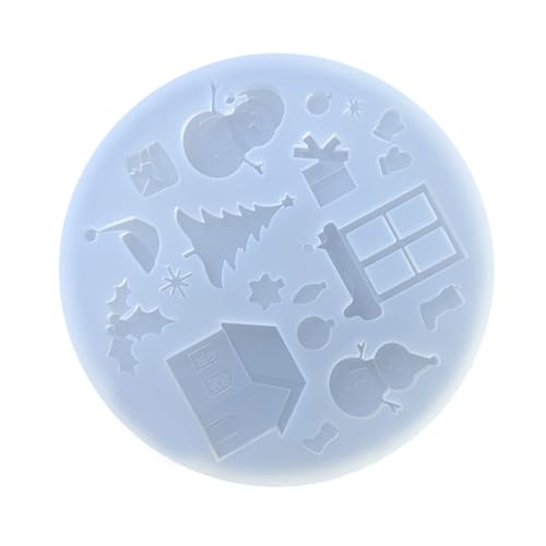 Mehrzweckstabiler Silikon Fondantform Accessoire Für Süßigkeiten Und Desserts Tragbar Für Heimbackbegeisterte Schneemannhausform Mehrzweckstabiler Silikon Fondantform Accessoire Für Süßigkeiten Und Desserts Tragbar Für Heimbackbegeisterte Schneemannhausform von XINGLIDA