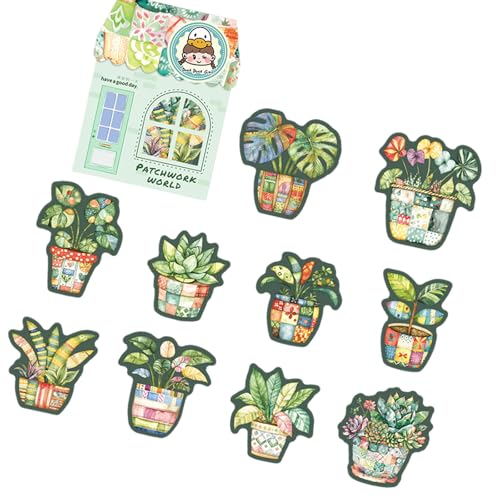 Packung Von 10 Ästhetischen Szenenaufkleber Wasserfestes Haustier Scrapbooking Für Journal Phone Case Gitarre Laptop Künstlerischer Aufkleber von XINGLIDA