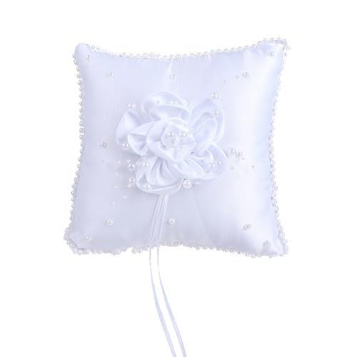 Quadratringe Kissenhalter Für Hochzeitshandhandwerk Elegante Bowknotblume Dekore Fingerring Kissen Für Besondere Anlässe Brautringe Quadratringe Kissenhalter Für Hochzeitshandhandwerk Elegante Bowknotblume Dekore Fingerring Kissen Für Besondere Anlässe Brautringe von XINGLIDA