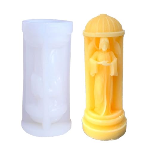 Religion Form Silikon Bougie Formen Frau Epoxidharz Gussformen Handgefertigt von XINGLIDA
