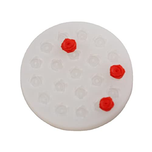 Rosenform Silikon Fondantseife Kuchenform Cupcake Gelee Süßigkeiten Schokoladendekoration Backwerkzeug Formblüten Silikonformen Für Fondant Epoxidharz Für Schokoladenharz Kerzen von XINGLIDA