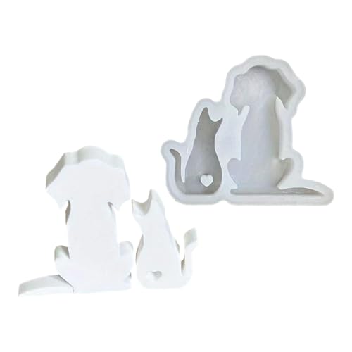Silikonformen Tierische Formen Hund Und Katzen Gussform Formen Handgefertigtes Orament Epoxidharz Schimmelpilzen Schimmelpilze von XINGLIDA