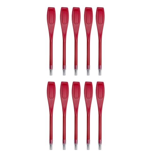 XINGLIDA 10 Stück Golf-Bleistifte 2B Golf Scoring Bleistifte Bleistifte Kunststoff Marker Stift Aufnahme Score Golfstifte für Sport Spiel (R#) von XINGLIDA