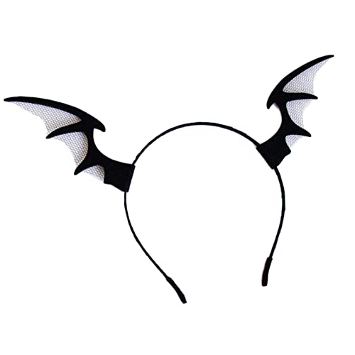 XINGLIDA Haarband, Teufels-Stirnband, Netzstoff, Gothic-Teufel, Haarband, Cosplay, niedlicher Teufel, Halloween, Haarreifen, Nachtparty, Anime von XINGLIDA