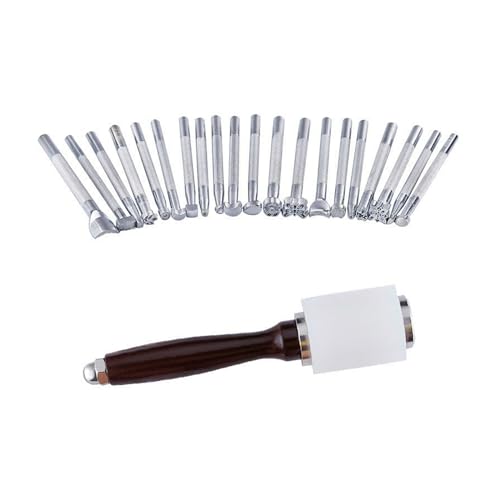XINGLIDA Handbuch Geschnitzte Stempelhammer Kits Leder Handwerk Hammer Carving Prägenwerkzeug Ledercraft Carving Kits Prägewerkzeuge Stempel Schaltmaschine Maschinelle Maschine XINGLIDA Handbuch Geschnitzte Stempelhammer Kits Leder Handwerk Hammer Carving Prägenwerkzeug Ledercraft Carving Kits Prägewerkzeuge Stempel Schaltmaschine Maschinelle Maschine von XINGLIDA