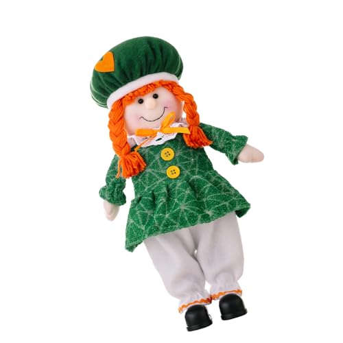 XINGLIDA Irish Patricks Day Irish Patrick Jungen/Mädchen Plüschtier für Irish Day Party Junge/Mädchen Plüschtier Dekorationen Spielzeug von XINGLIDA