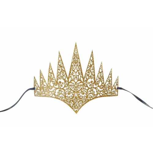 XINGLIDA Royal Masquerade Maske Verstellbare Kopfbedeckung Für Themenpartys Bühnenaufführungen Und Festliche Eventausschnitte Kronen Maske Für Maskerades Party von XINGLIDA