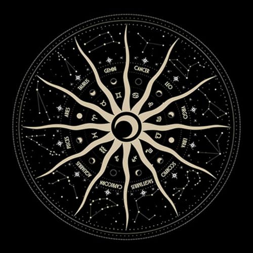 XINGLIDA Velvets Tarots Tischdecke Konstellationen Wahrscheinliche Tarot Karte Tischdecke Für Tabletop Spielliebhaber Velvets Wahrsager XINGLIDA Velvets Tarots Tischdecke Konstellationen Wahrscheinliche Tarot Karte Tischdecke Für Tabletop Spielliebhaber Velvets Wahrsager von XINGLIDA