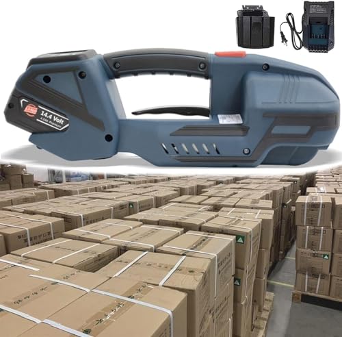 Akku Umreifungsgerät Tragbare Elektrische Ballenpresse 13-16mm Bandbreite Tragbare Automatische Schweißen Umreifungsmaschine für PET/PP Umreifung Handheld Strapping Machine von XINGSHANG