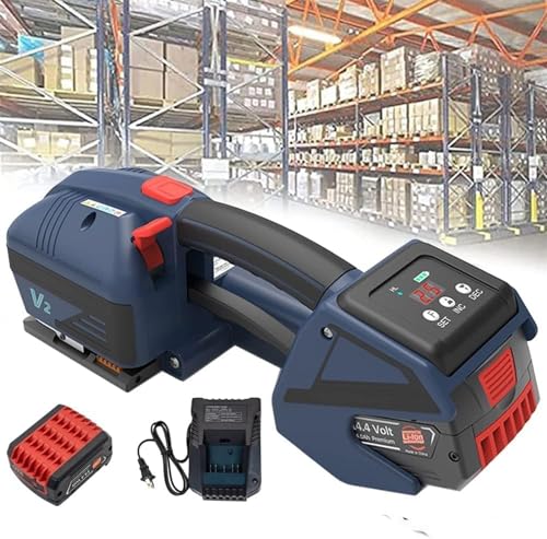 XINGSHANG Umreifungsgerät Elektrische Umreifungsmaschine 13-16mm Schweißbandmaschine Akku Automatische Bandverpackungsmaschine für PP/PET Elektrische Umreifungsmaschine von XINGSHANG