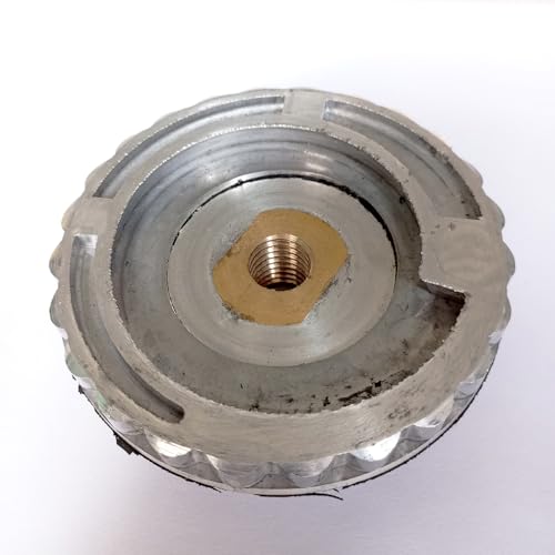Schneckenschnalle, Gummi, stoßdämpfendes Aluminium, stabiles Gelenk für Winkelschleifer, Steinkantenschleifen, mit 5/8-Zoll-11-Gewinde (10,2 cm Durchmesser) von XINGXIN