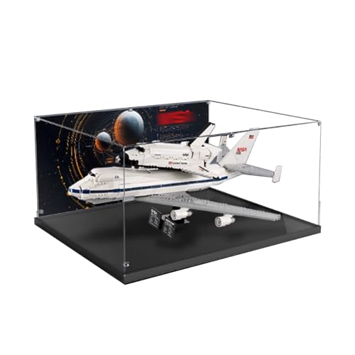 Acryl Display Box Kompatibel mit Lego 10360 Space Shuttle Transporter zum Sammeln und Schützen von Displays Klar 69,8 x 59,9 x 34,8 cm (Modell nicht im Lieferumfang enthalten) (Transparent (High End)) von XINPENGD