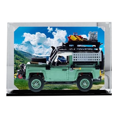 Acryl Display Box für Lego 10317 Geländewagen Modell, Transparent Staubdichte Vitrine Aufbewahrungsbox Kompatibel mit Lego 10317Modell (Option 3) von XINPENGD
