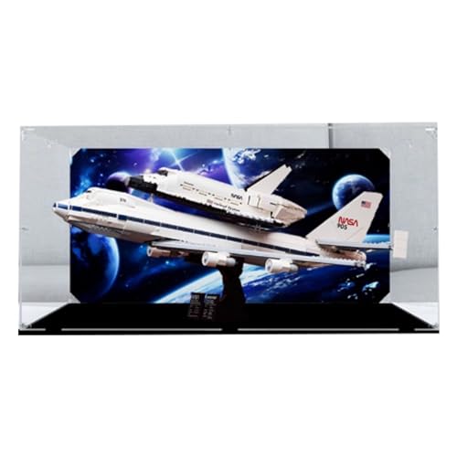 Acryl Display Box für Lego 10360 Space Shuttle Modell, Transparent Staubdichte Vitrine Aufbewahrungsbox Kompatibel mit Lego 10360 Modell von XINPENGD