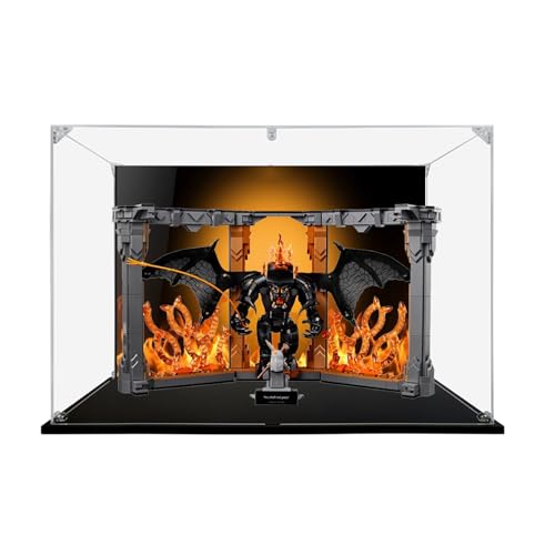 Acryl Display Box für Lego 10367 Inferno:Bücherregal Modell, Transparent Staubdichte Vitrine Aufbewahrungsbox Kompatibel mit Lego 10367 Inferno:Bücherregal Modell von XINPENGD