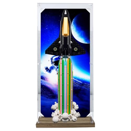 Acryl Display Box für Lego 10391 Cross-Month Carnival Modell, Transparent Staubdichte Vitrine Aufbewahrungsbox Kompatibel mit Lego 10391 Modell (Option 1) von XINPENGD