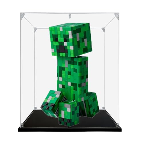 Acryl Display Box für Lego 21276 Bitter Fear Modell, Transparente Staubdichte Vitrine Aufbewahrungsbox Kompatibel mit Lego 21276 Bitter Fear Racing Modell (Option A) von XINPENGD