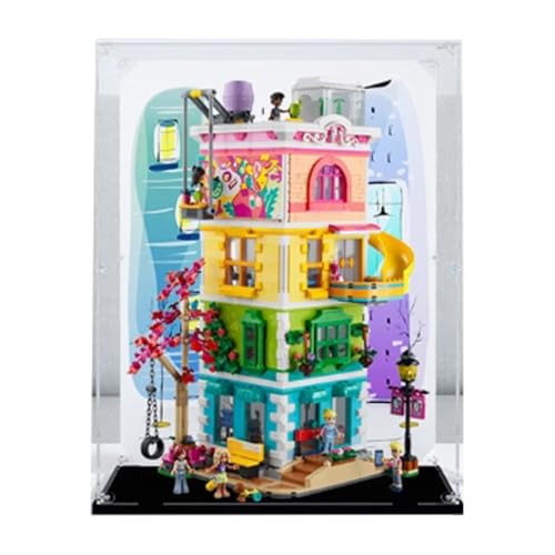 Acryl Display Box für Lego 41748 Heartlake City Freizeitzentrum Modell, Transparent Staubdichte Vitrine Aufbewahrungsbox Kompatibel mit Lego 41748 Modell (Option 2) von XINPENGD