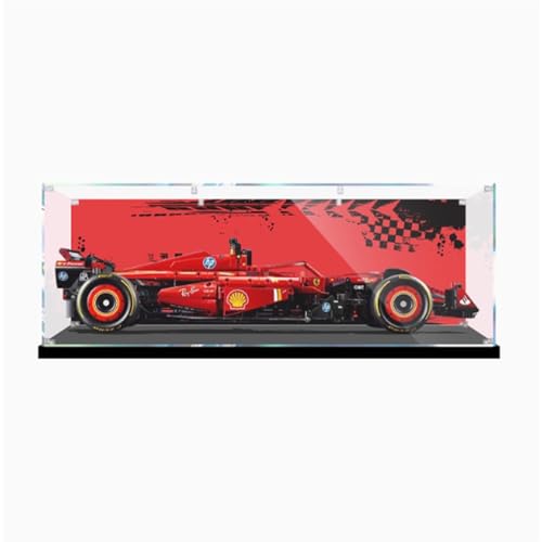 Acryl Display Box für Lego 42207 F1 Racing Modell, Transparent Staubdichte Vitrine Aufbewahrungsbox Kompatibel mit Lego 42207 Modell von XINPENGD