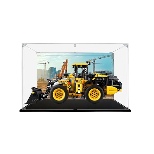 Acryl Display Box für Lego 42209 Loader Before Christmas Modell, Transparente Staubdichte Vitrine Aufbewahrungsbox Kompatibel mit Lego 42209 Modell (Hintergrund) von XINPENGD