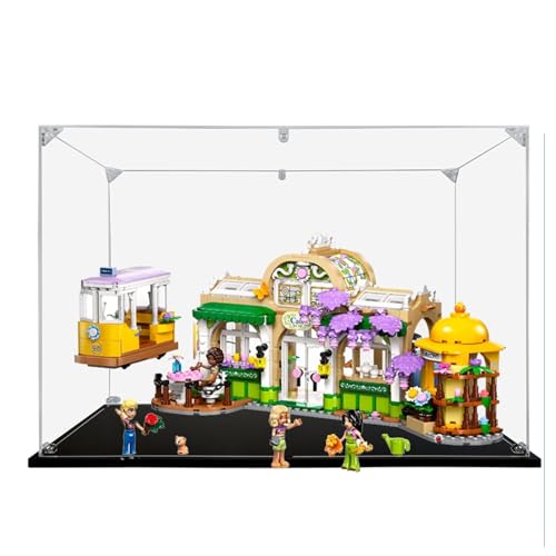 Acryl Display Box für Lego 42671 Hanagami Cafe Modell, Transparent Staubdichte Vitrine Aufbewahrungsbox Kompatibel mit Lego 42671 Modell (Option 1) von XINPENGD