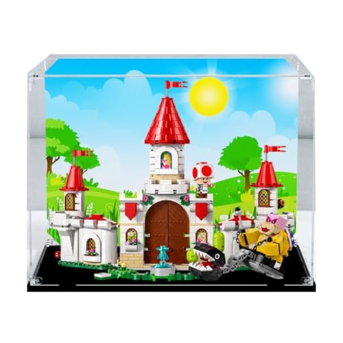 Acryl Display Box für Lego 71435 Brigitte's Castle Modell, Transparente Staubdichte Vitrine Aufbewahrungsbox Kompatibel mit Lego 71435 Modell (Option 2) von XINPENGD