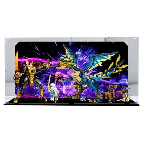 Acryl Display Box für Lego 71796 Kaiserin Mecha Modell, Transparent Staubdichte Vitrine Aufbewahrungsbox Kompatibel mit Lego 71796 Modell (Option 1) von XINPENGD
