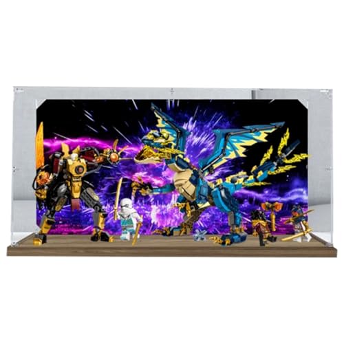 Acryl Display Box für Lego 71796 Kaiserin Mecha Modell, Transparent Staubdichte Vitrine Aufbewahrungsbox Kompatibel mit Lego 71796 Modell (Option 2) von XINPENGD